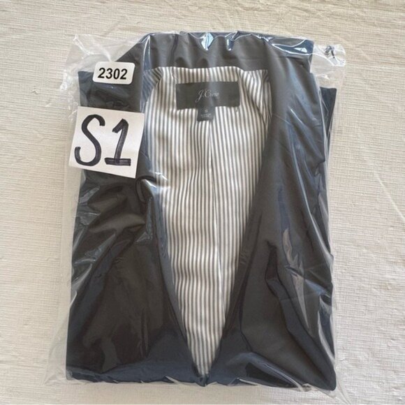 J. Crew Schoolboy Notch Lapel Blazer Black Size Small - Picture 11 of 12